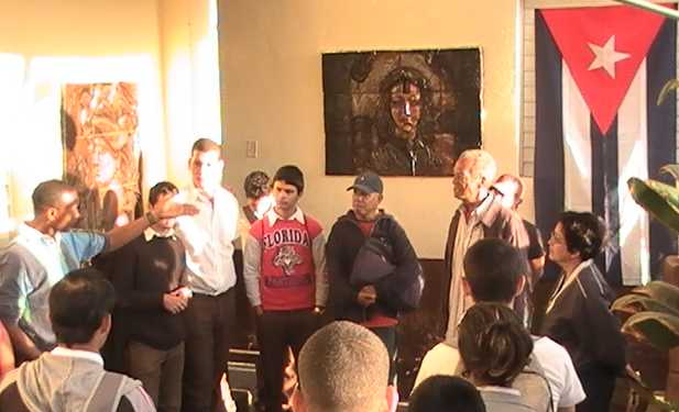 Momentos en el que se inauguraba el Club