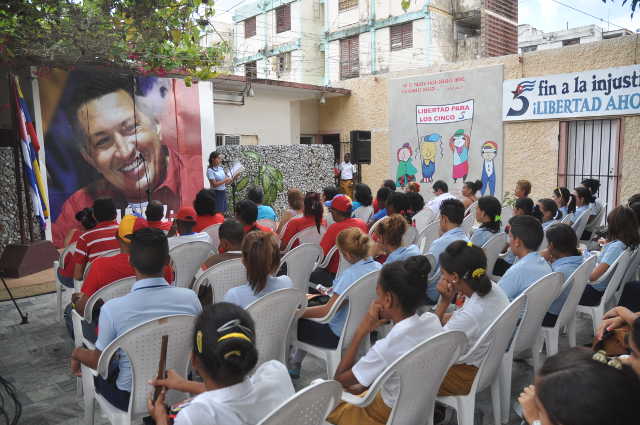 Acto en tributo a Hugo Chávez a un año de su partida.