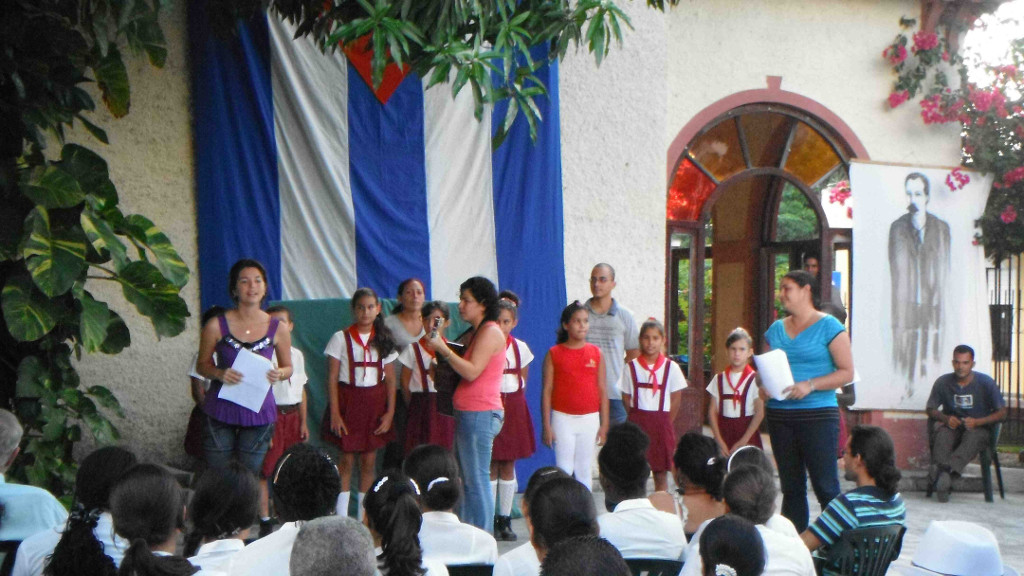 Celebración de la llegada de Martí a la Isla de Pinos