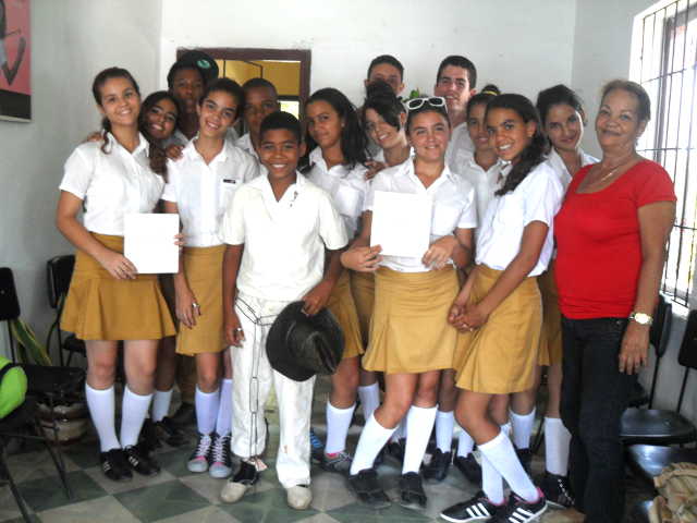 Los estudiantes del Círculo de Interes