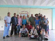 Recibimiento en el Centro Mixto de Sandino. Recibimiento en el Centro Mixto de Sandino.