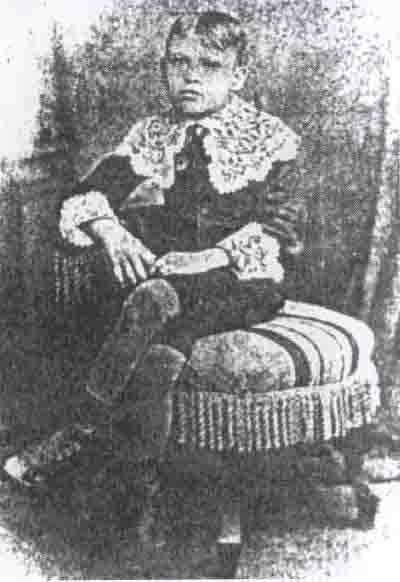 José Francisco Martí Zayas-Bazán, niño.