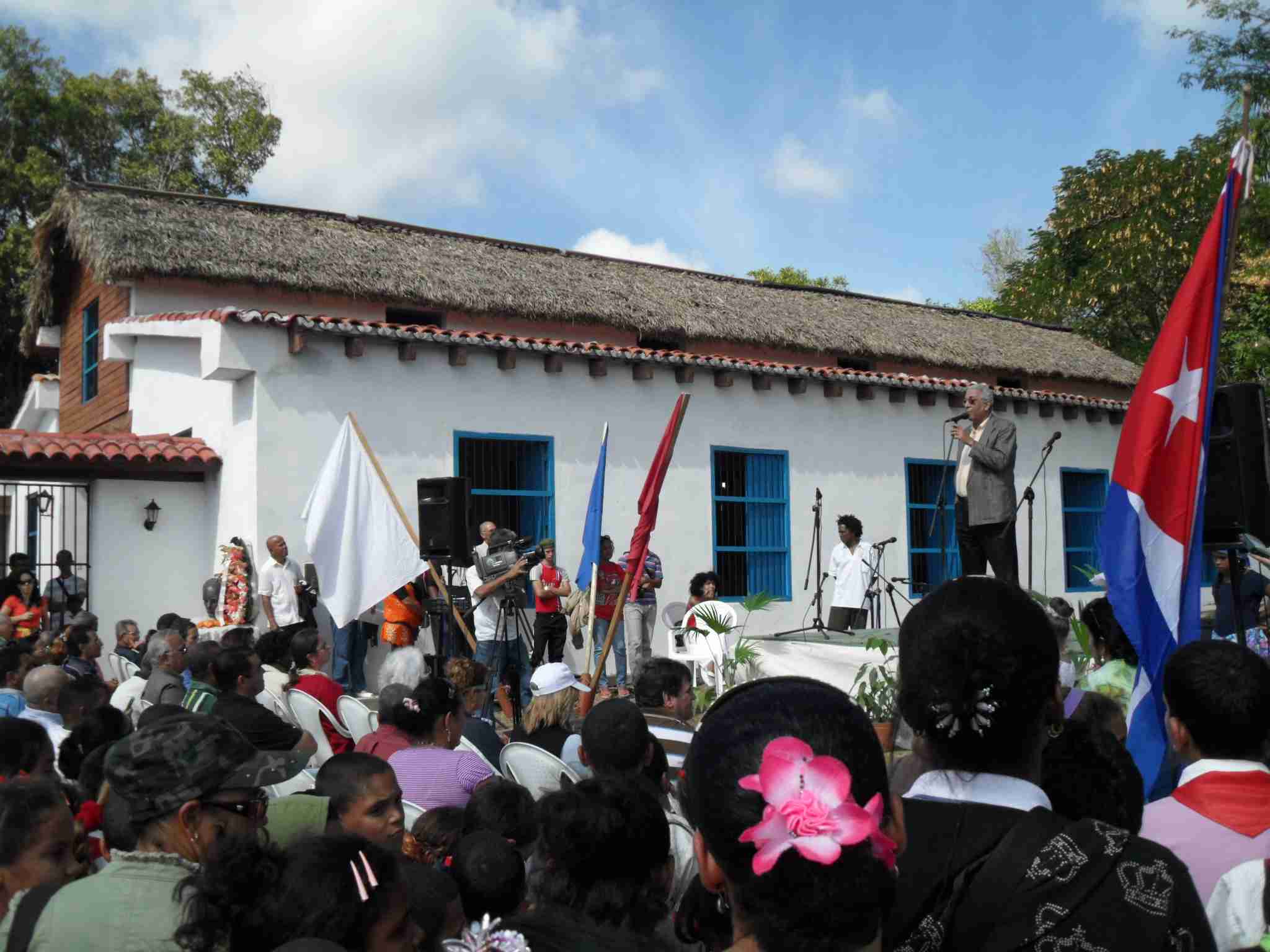 Acto de reapertural de la casa museo Finca 