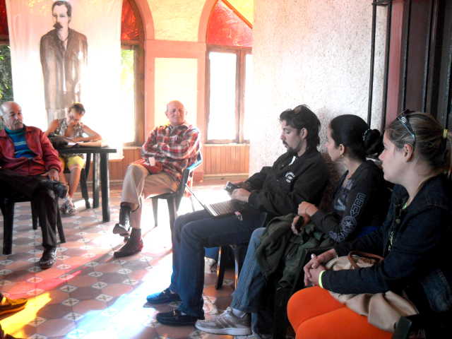 Momentos de la reunión.